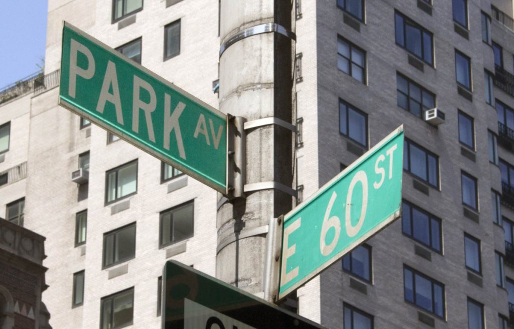 New York City street signs